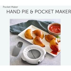Pampered Chef Hand Pie and Pocket Maker 100601 New NIB Empanada Dumpling Press
